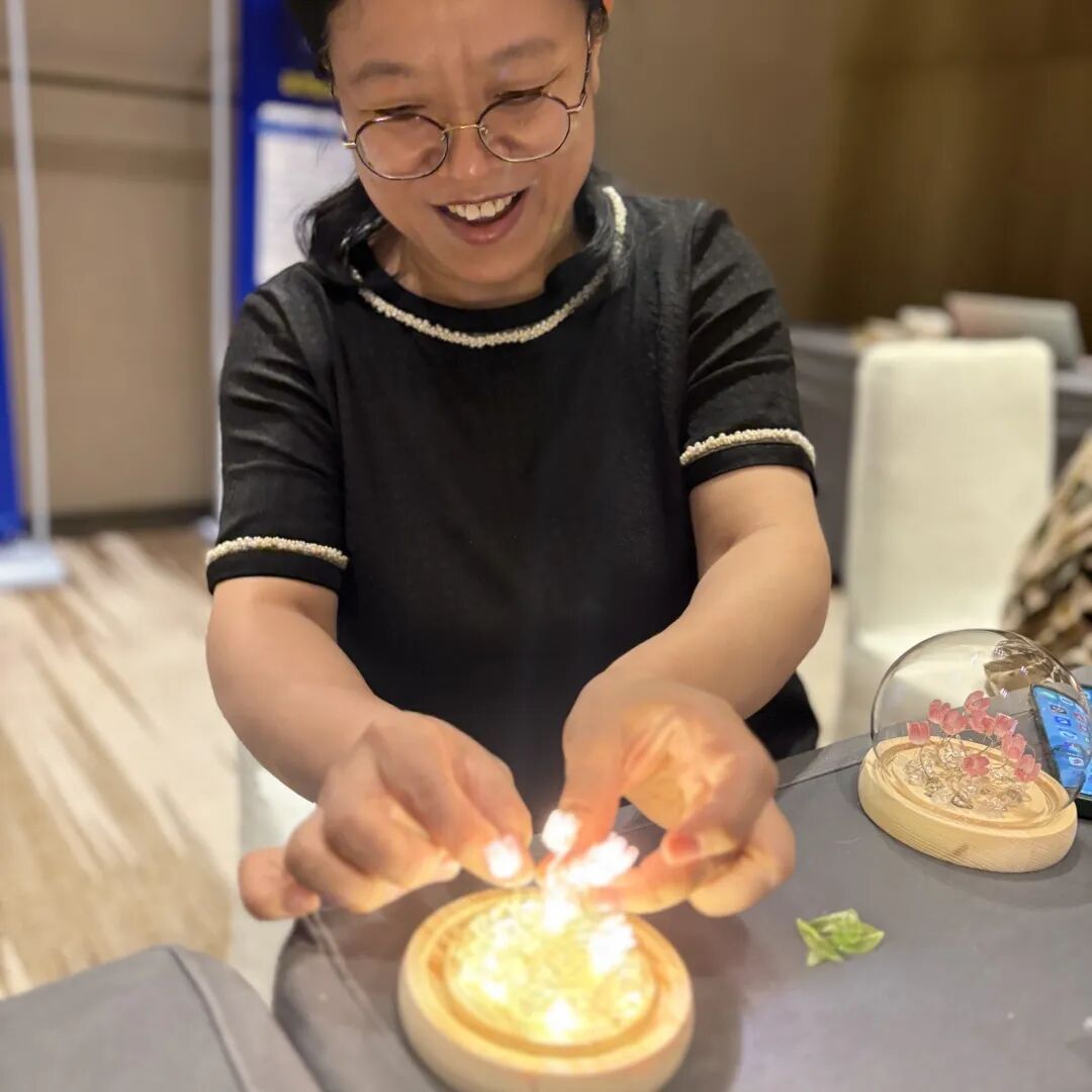 手工完成的小夜灯
