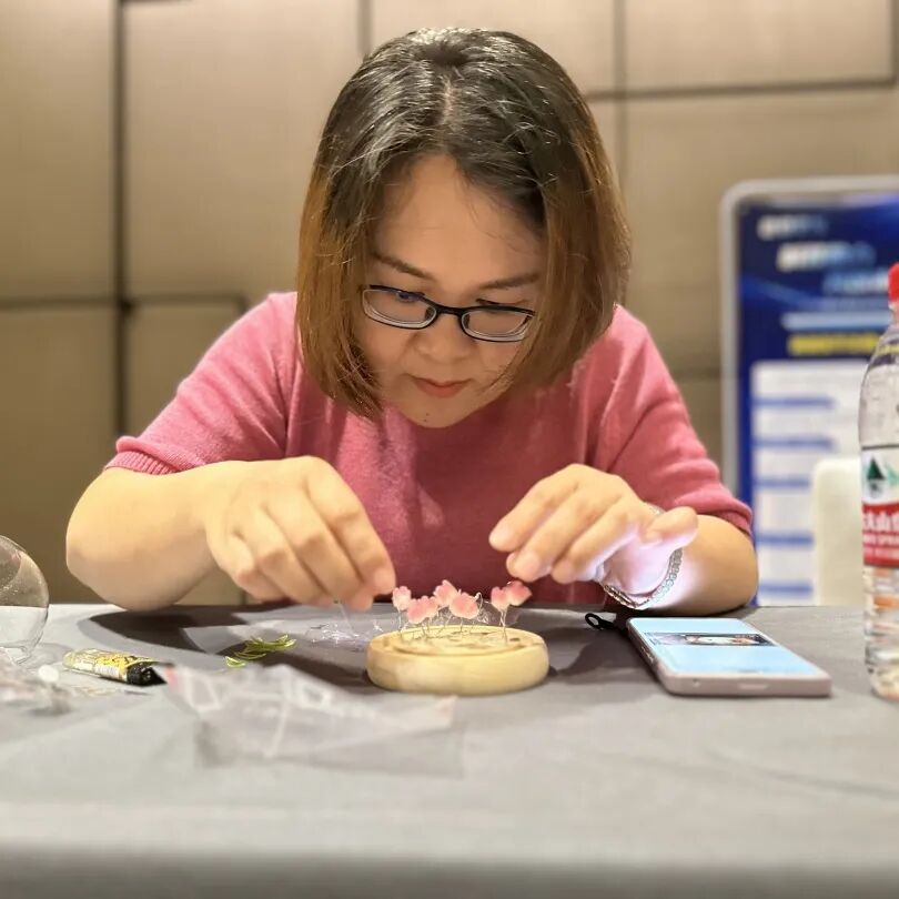 医患共同制作小夜灯
