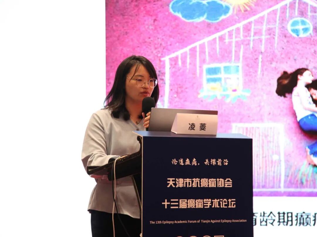 凌菱教授在论坛上作报告